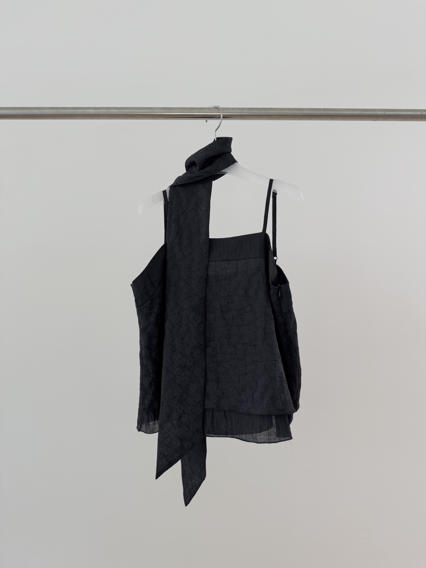 ERUME韓國東大門代購女士新品休閑26春夏時尚吊帶背心含圍巾ERUME吊帶/背心圖色2