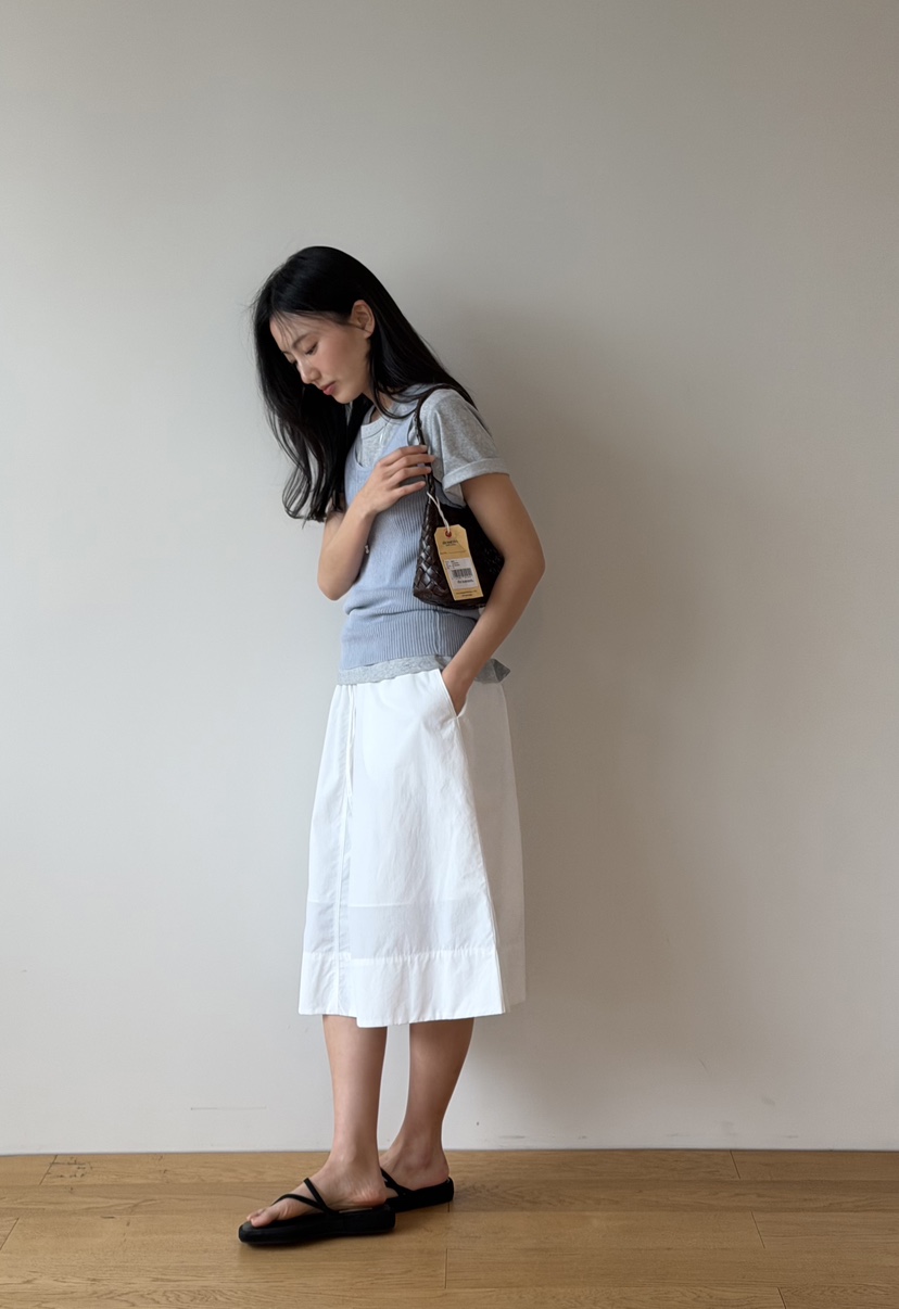 AMY GRACE-A韓國東大門代購女裝新品休閑時尚半身裙中短裙AMY GRACE-A半身裙/中短裙