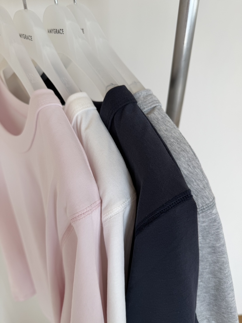 AMY GRACE-A韓國代購女裝新款休閑職業26春夏推薦人氣T恤AMY GRACE-AT恤