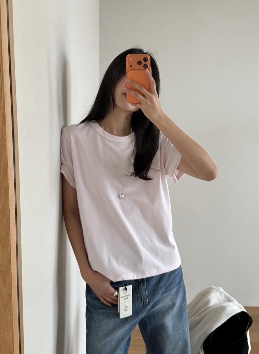 AMY GRACE-A韓國代購女裝新款休閑職業26春夏推薦人氣T恤AMY GRACE-AT恤