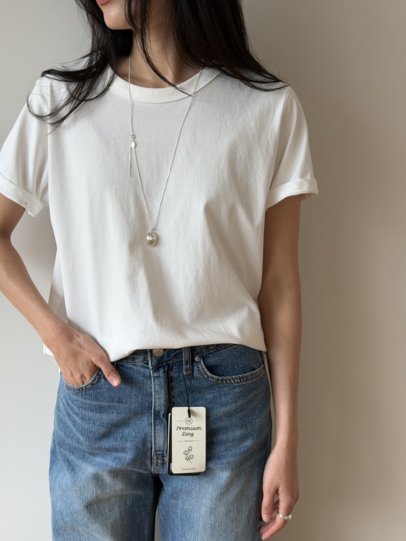 AMY GRACE-A韓國代購女裝新款休閑職業26春夏推薦人氣T恤AMY GRACE-AT恤