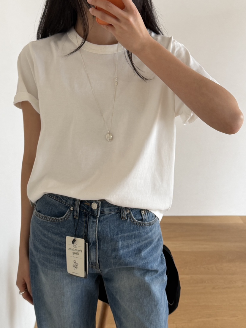 AMY GRACE-A韓國代購女裝新款休閑職業26春夏推薦人氣T恤AMY GRACE-AT恤