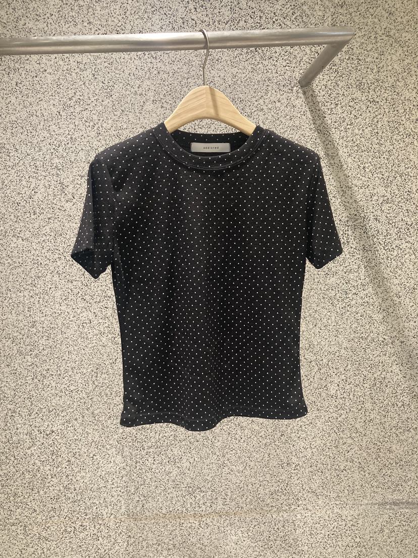 ADDICTED韓國直郵實拍女裝新款推薦熱賣人氣26春夏職業T恤ADDICTEDT恤圖色2