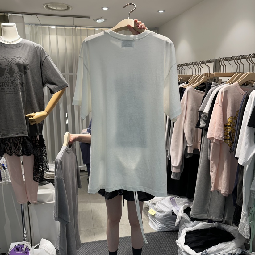 THE LOT韓國東大門直郵女裝新款時尚熱賣人氣休閑26春夏T恤THE LOT/	LOTT恤