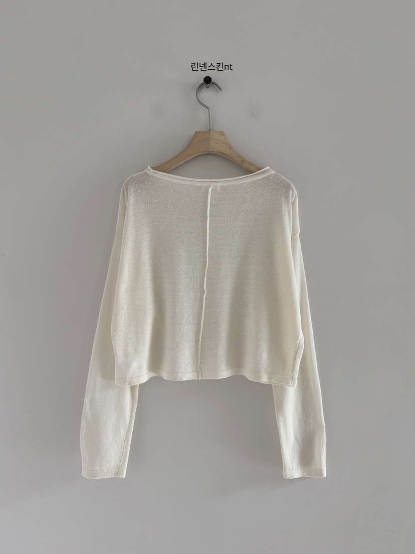 VERGAMOT韓國直郵女士新品休閑人氣職業時尚26春夏針織衫亞麻VERGAMOT針織衫