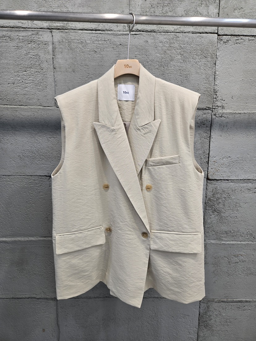 10CC韓國直郵女裝新品推薦26春夏職業休閑時尚熱賣人氣馬甲10CC馬甲圖色1