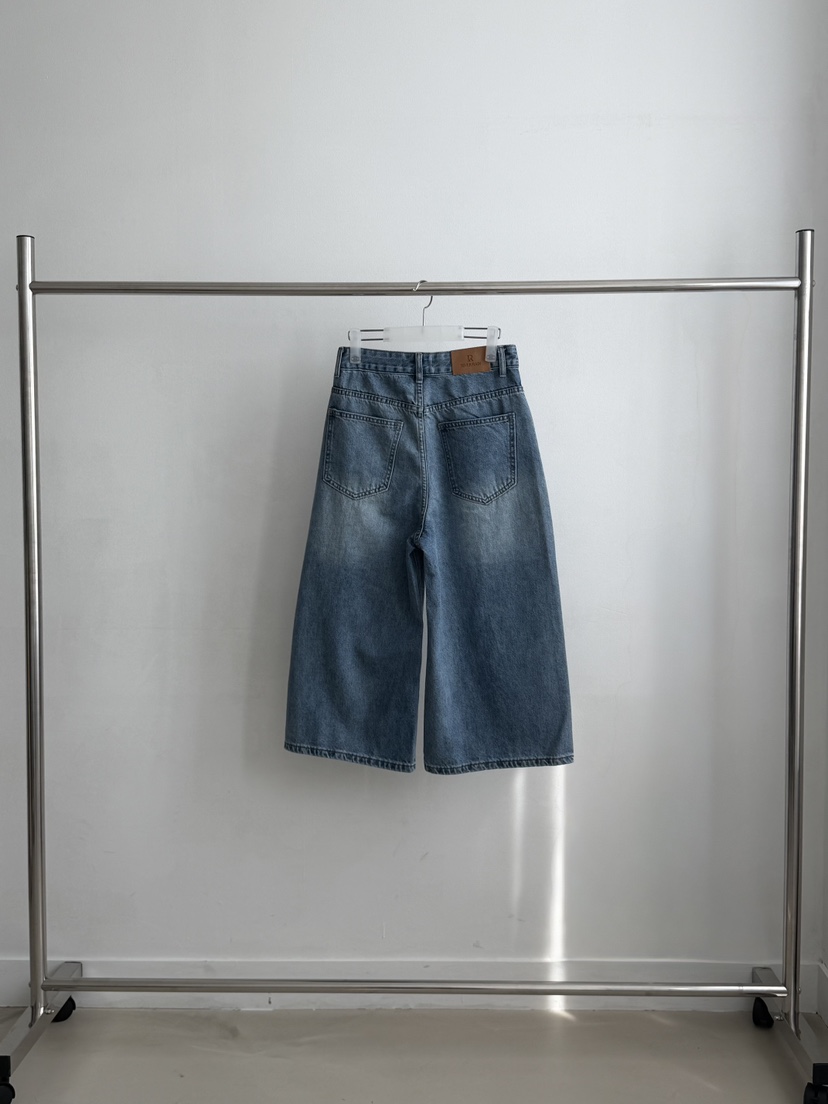 RIVER RAIN韓國東大門直郵女士新品推薦26春夏休閑牛仔褲RIVER RAIN牛仔褲