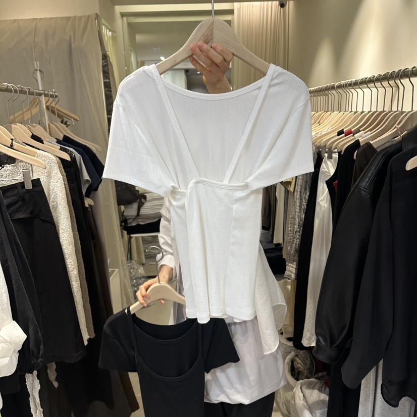 LIL韓國直郵實拍女士新品人氣推薦時尚26春夏休閑套裝兩件套LIL套裝