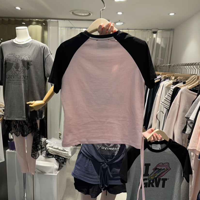 THE LOT韓國東大門直郵女士新品人氣26春夏熱賣職業推薦T恤THE LOT/	LOTT恤