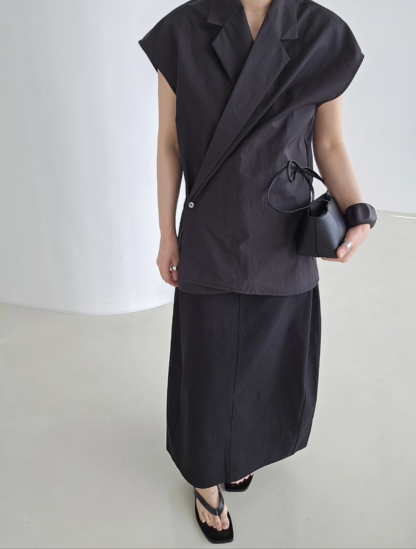 J SHOP韓國東大門直郵女裝新品推薦休閑熱賣人氣馬甲棉質J_SHOP馬甲