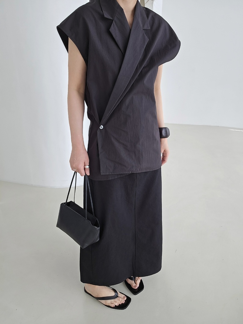 J SHOP韓國東大門直郵女裝新品推薦休閑熱賣人氣馬甲棉質J_SHOP馬甲