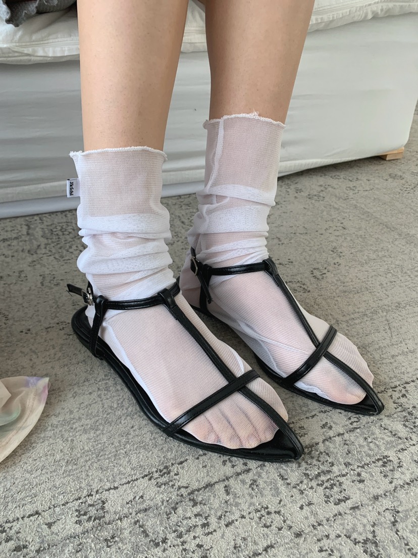 JKICHI韓國東大門直郵女士新品推薦休閑職業26春夏襪子網眼JKICHI襪子