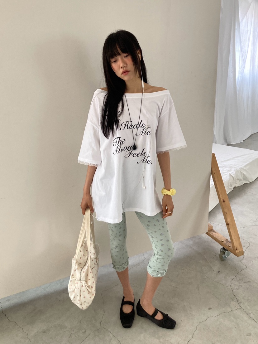 MORE THAN-P韓國東大門直郵女裝新品職業打底褲鯊魚褲花朵MORE THAN打底褲/鯊魚褲