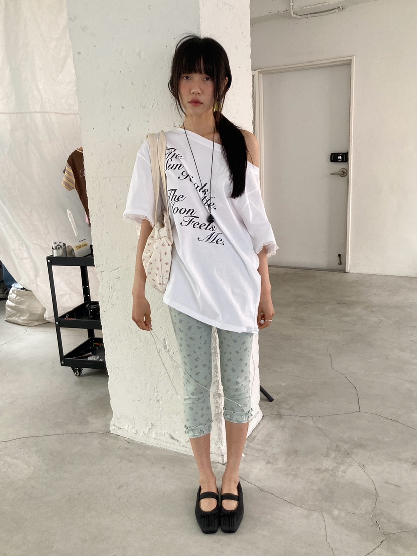 MORE THAN-P韓國東大門直郵女裝新品職業打底褲鯊魚褲花朵MORE THAN打底褲/鯊魚褲