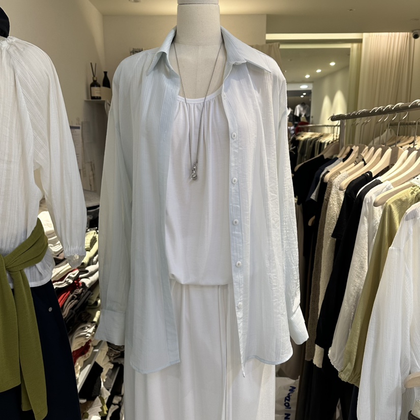 LIL韓國東大門代購女裝新品職業休閑熱賣人氣推薦襯衫蕾絲衫LIL襯衫/蕾絲衫圖色1