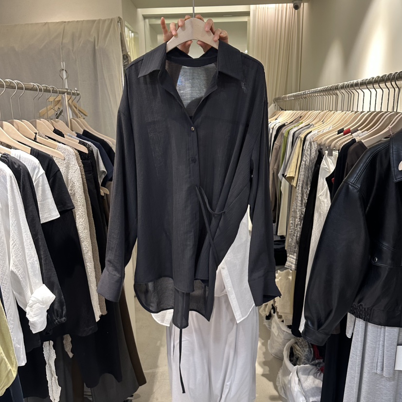 LIL韓國東大門代購女裝新品職業休閑熱賣人氣推薦襯衫蕾絲衫LIL襯衫/蕾絲衫圖色3