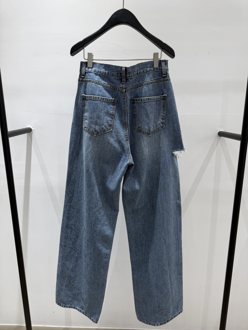 ANOVE韓國東大門直郵女裝新款26春夏時尚職業休閑牛仔褲疊穿ANOVE牛仔褲