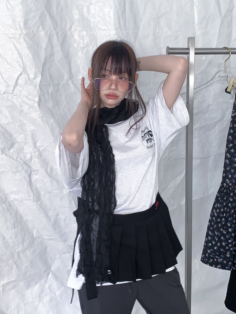 JKICHI韓國直郵女士新品熱賣職業推薦26春夏人氣T恤不含配飾JKICHIT恤