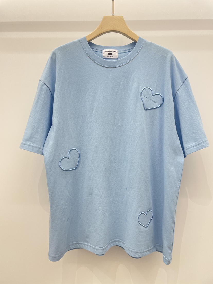 NYLON韓國代購女裝新品休閑26春夏推薦人氣熱賣職業T恤寬松NYLONT恤圖色3