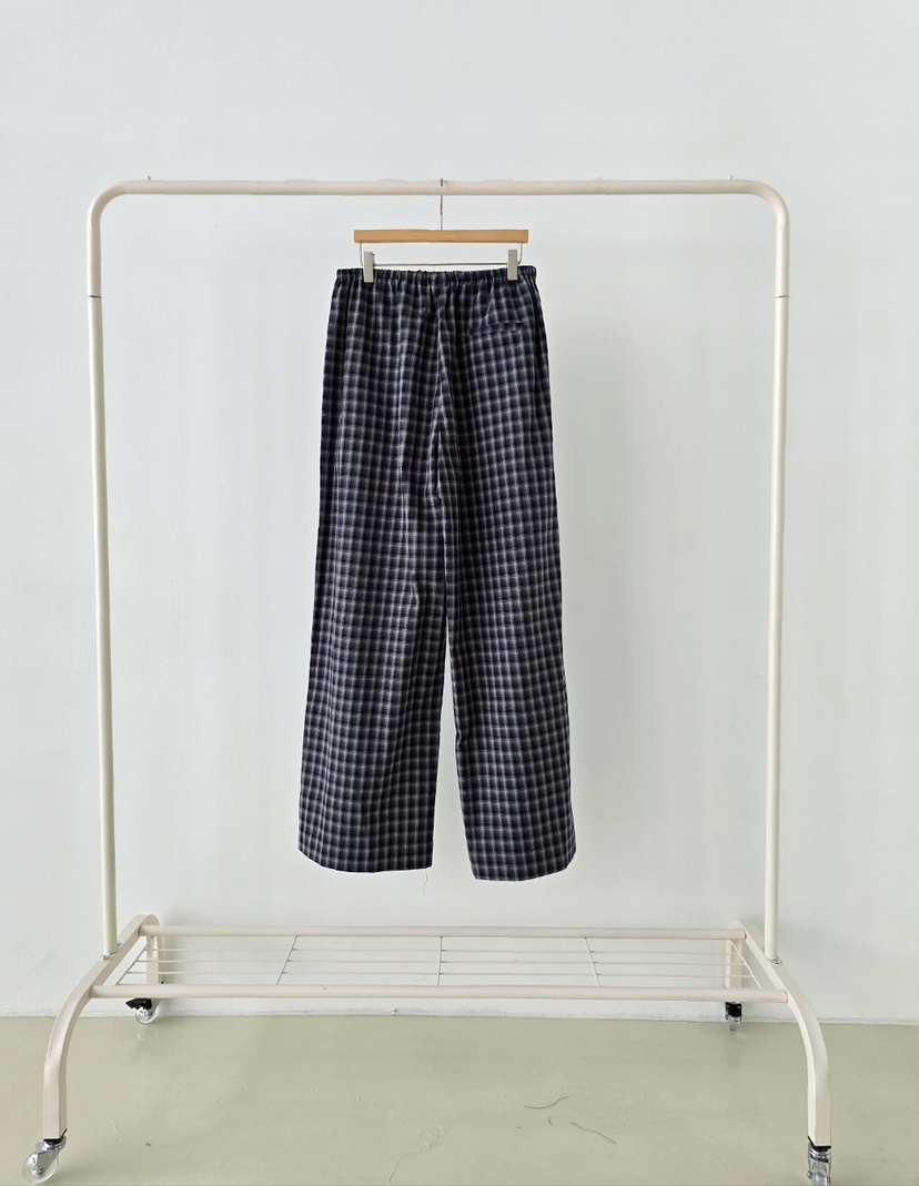 J SHOP韓國東大門直郵女裝新款26春夏推薦熱賣休閑褲格紋J_SHOP休閑褲