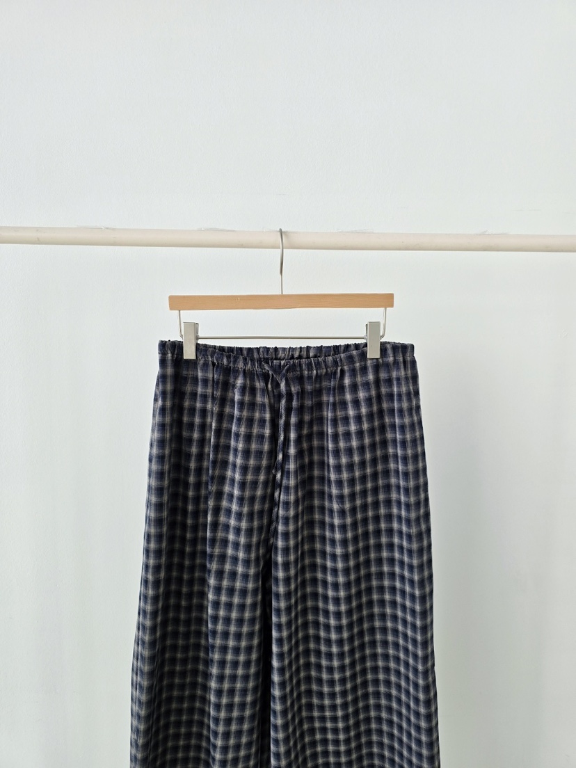 J SHOP韓國東大門直郵女裝新款26春夏推薦熱賣休閑褲格紋J_SHOP休閑褲