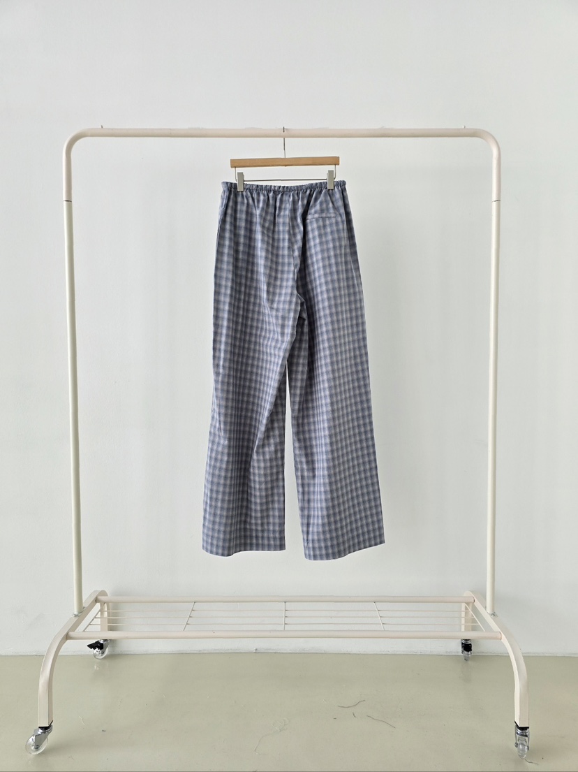 J SHOP韓國東大門直郵女裝新款26春夏推薦熱賣休閑褲格紋J_SHOP休閑褲