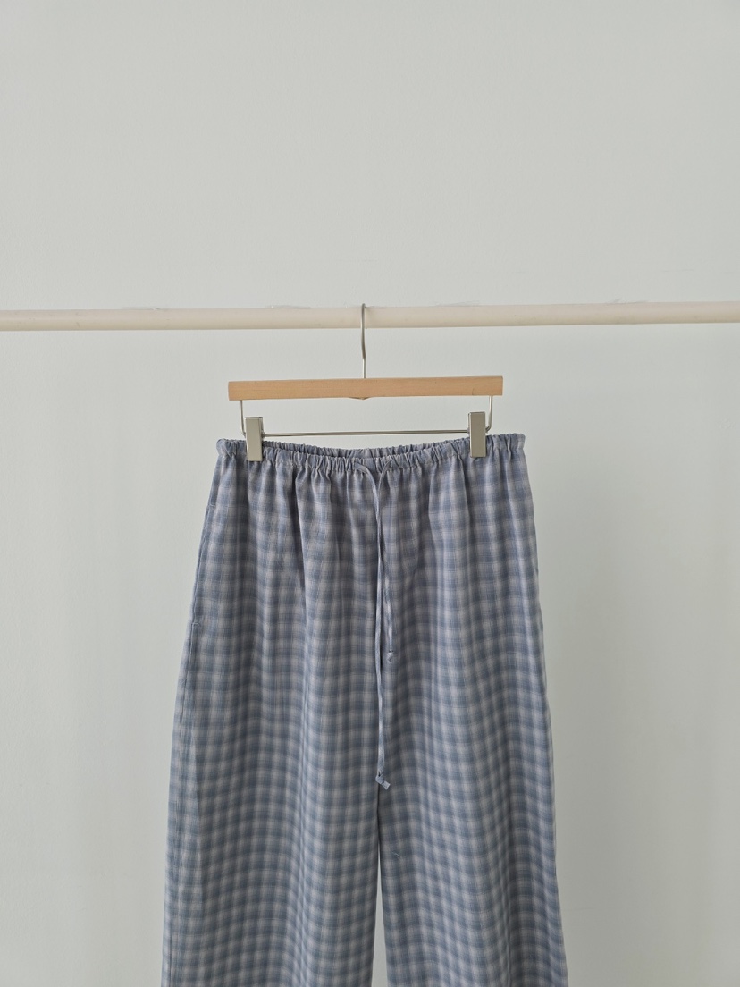 J SHOP韓國東大門直郵女裝新款26春夏推薦熱賣休閑褲格紋J_SHOP休閑褲