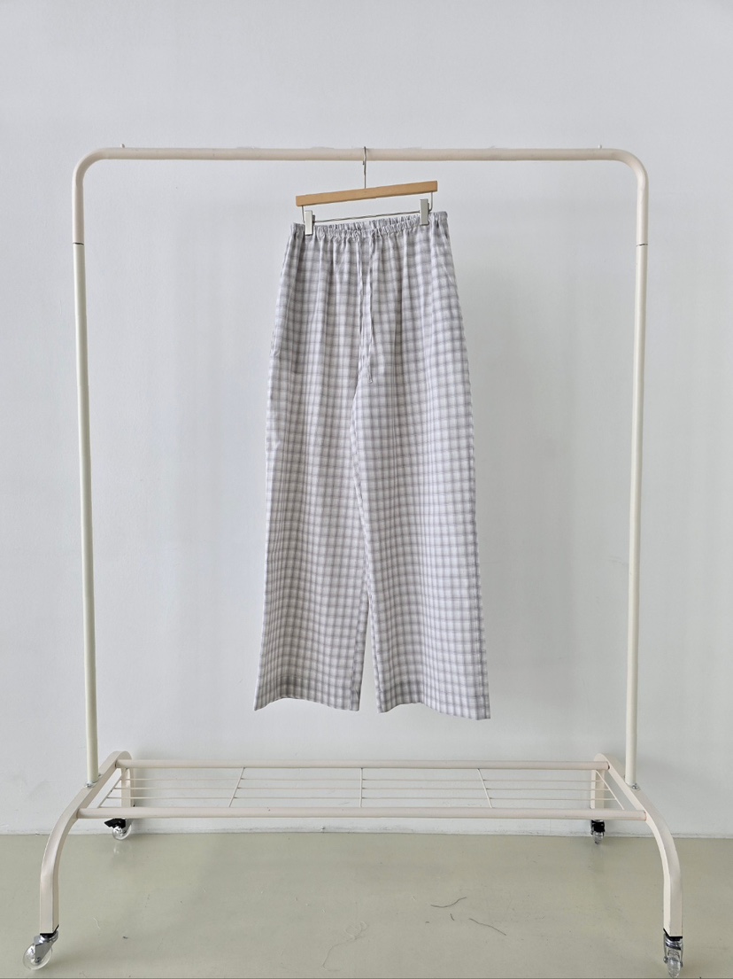 J SHOP韓國東大門直郵女裝新款26春夏推薦熱賣休閑褲格紋J_SHOP休閑褲圖色2