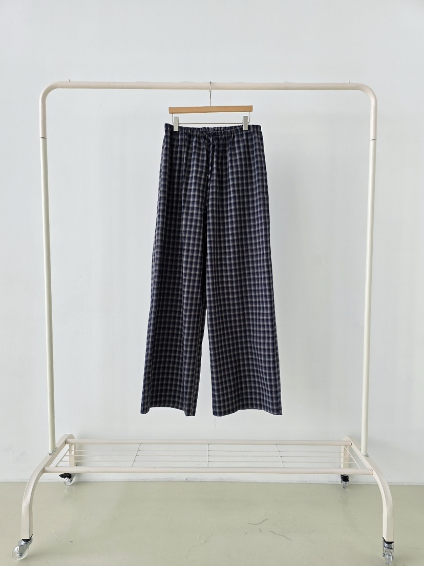 J SHOP韓國東大門直郵女裝新款26春夏推薦熱賣休閑褲格紋J_SHOP休閑褲圖色3