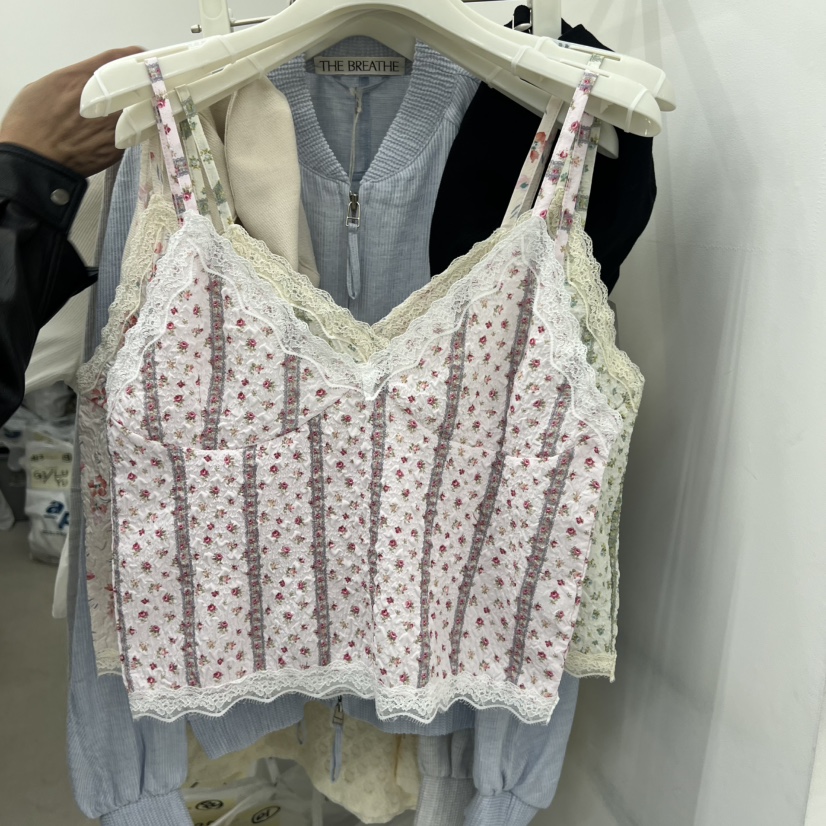 BREATHE韓國東大門直郵女士新款26春夏職業休閑熱賣吊帶背心BREATHE吊帶/背心圖色1