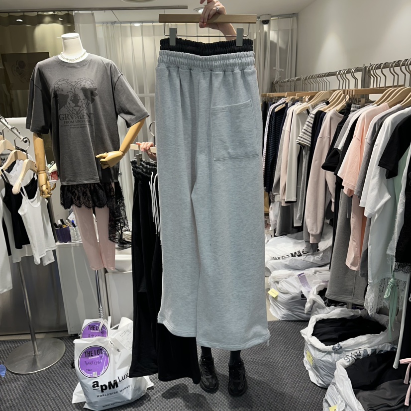 THE LOT韓國直郵女士新款26春夏人氣熱賣推薦休閑褲腰帶THE LOT/	LOT休閑褲