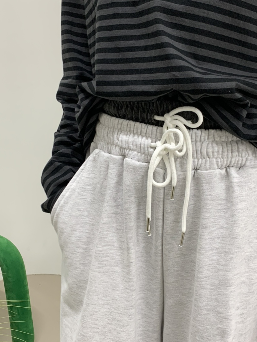 THE LOT韓國直郵女士新款26春夏人氣熱賣推薦休閑褲腰帶THE LOT/	LOT休閑褲