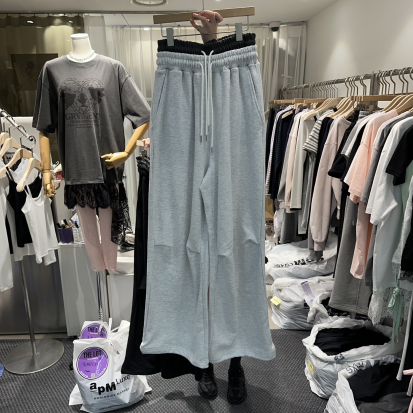 THE LOT韓國直郵女士新款26春夏人氣熱賣推薦休閑褲腰帶THE LOT/	LOT休閑褲圖色1