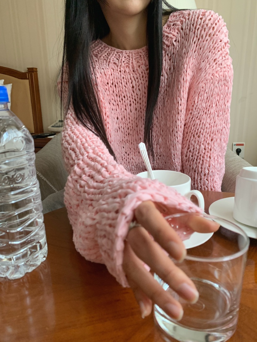 JKICHI韓國直郵實拍女士新款職業推薦針織衫不含腰帶手工JKICHI針織衫