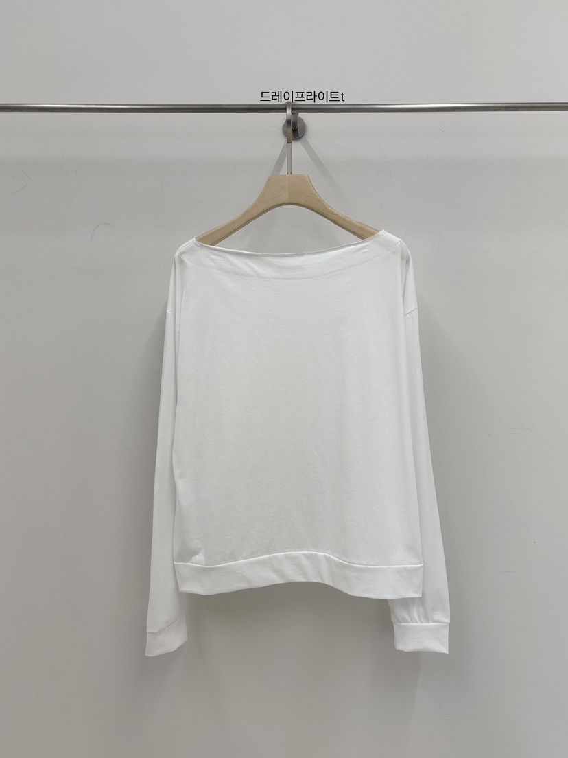 VERGAMOT韓國直郵實拍女士新款職業26春夏時尚休閑長袖T恤VERGAMOT長袖T恤