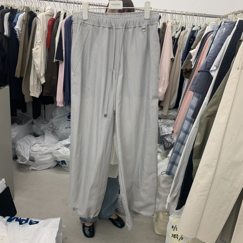 BREATHE韓國直郵實拍女裝新款推薦人氣熱賣休閑休閑褲褶皺BREATHE休閑褲圖色1