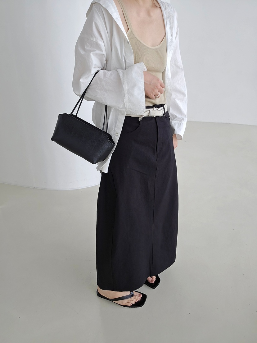 J SHOP韓國直郵實拍女裝新品推薦人氣26春夏長裙不含腰帶J_SHOP長裙