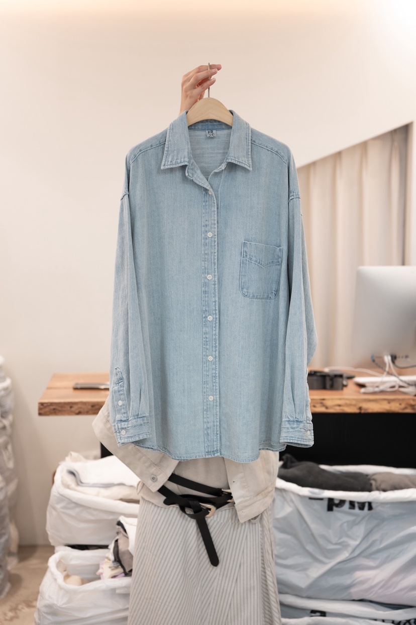 FRIC韓國東大門代購女裝新款26春夏推薦職業時尚襯衫蕾絲衫FRIC襯衫/蕾絲衫圖色1