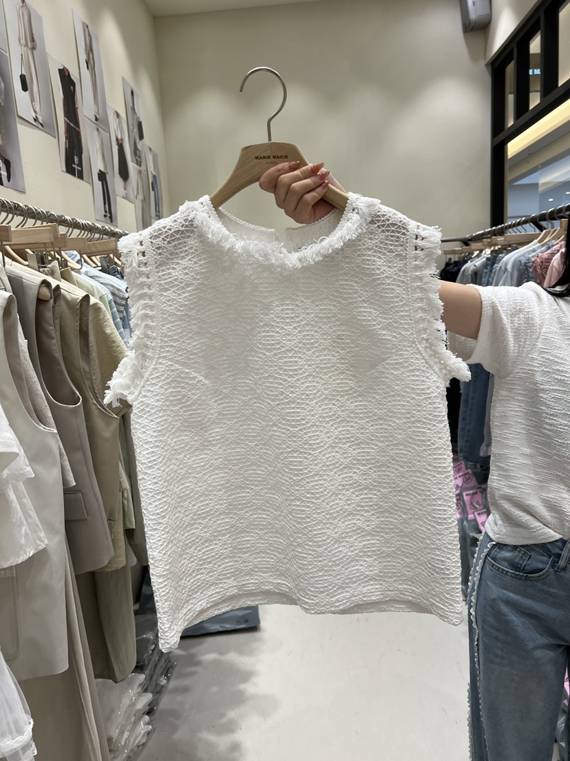 MARIE MARIE韓國代購女裝新品推薦休閑職業熱賣吊帶背心MARIE MARIE吊帶/背心圖色1