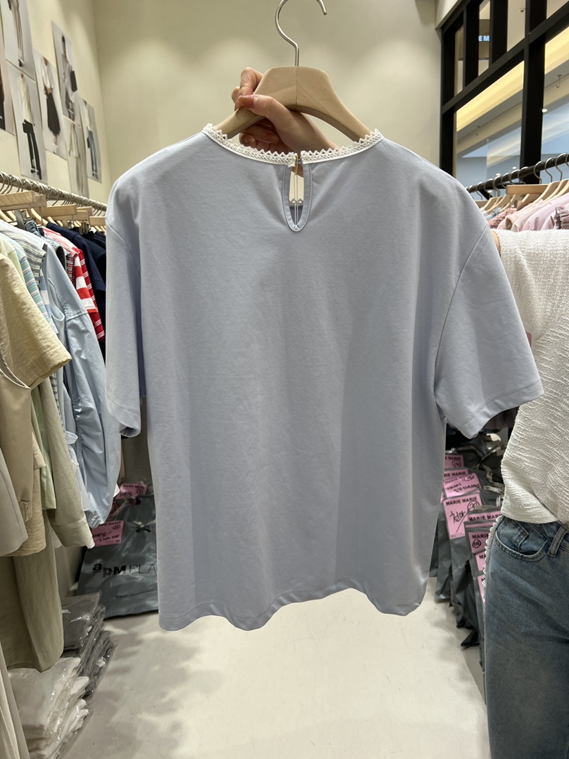 MARIE MARIE韓國東大門直郵女士新款26春夏時尚職業推薦T恤MARIE MARIET恤