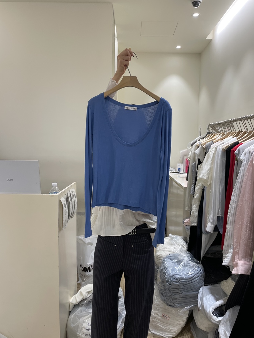 FLOWER-L韓國東大門代購女士新款熱賣人氣時尚推薦長袖T恤FLOWER-L長袖T恤圖色3