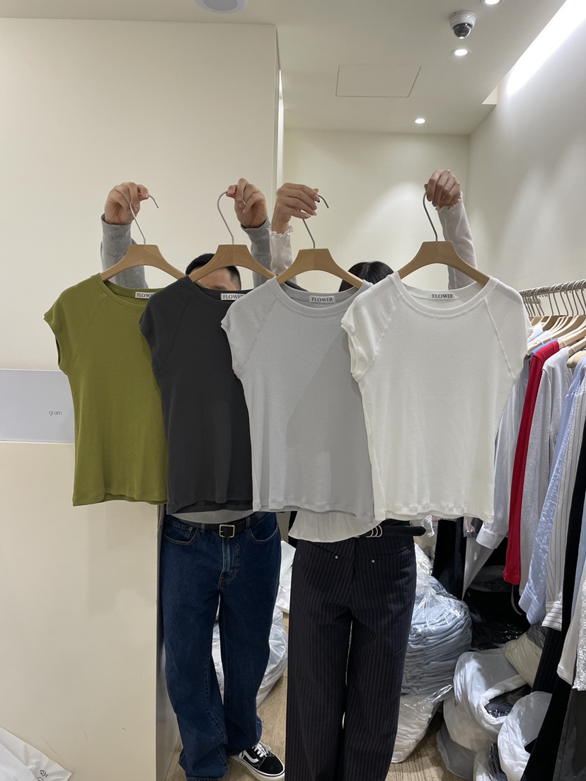 FLOWER-L韓國代購女裝新款時尚休閑26春夏人氣熱賣推薦T恤FLOWER-LT恤