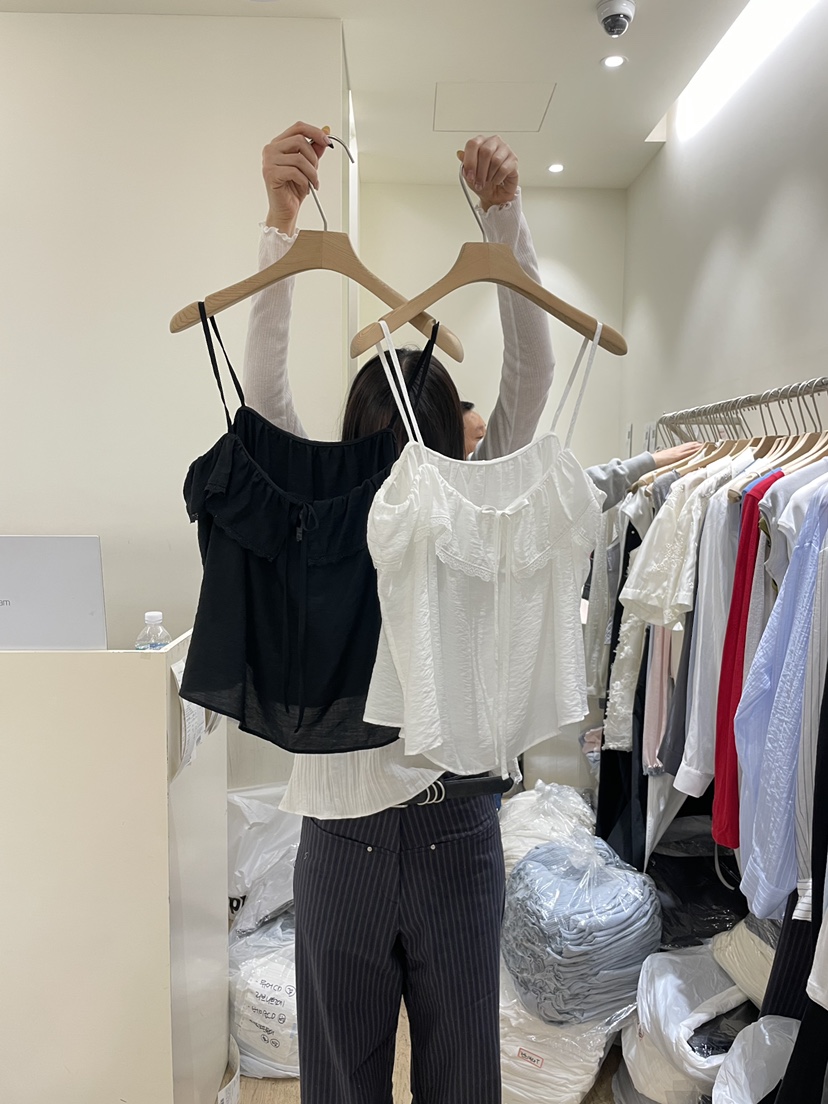 FLOWER-L韓國直郵女裝新品職業休閑人氣推薦熱賣吊帶背心FLOWER-L吊帶/背心