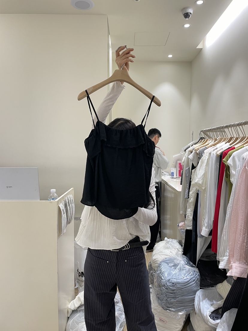 FLOWER-L韓國直郵女裝新品職業休閑人氣推薦熱賣吊帶背心FLOWER-L吊帶/背心