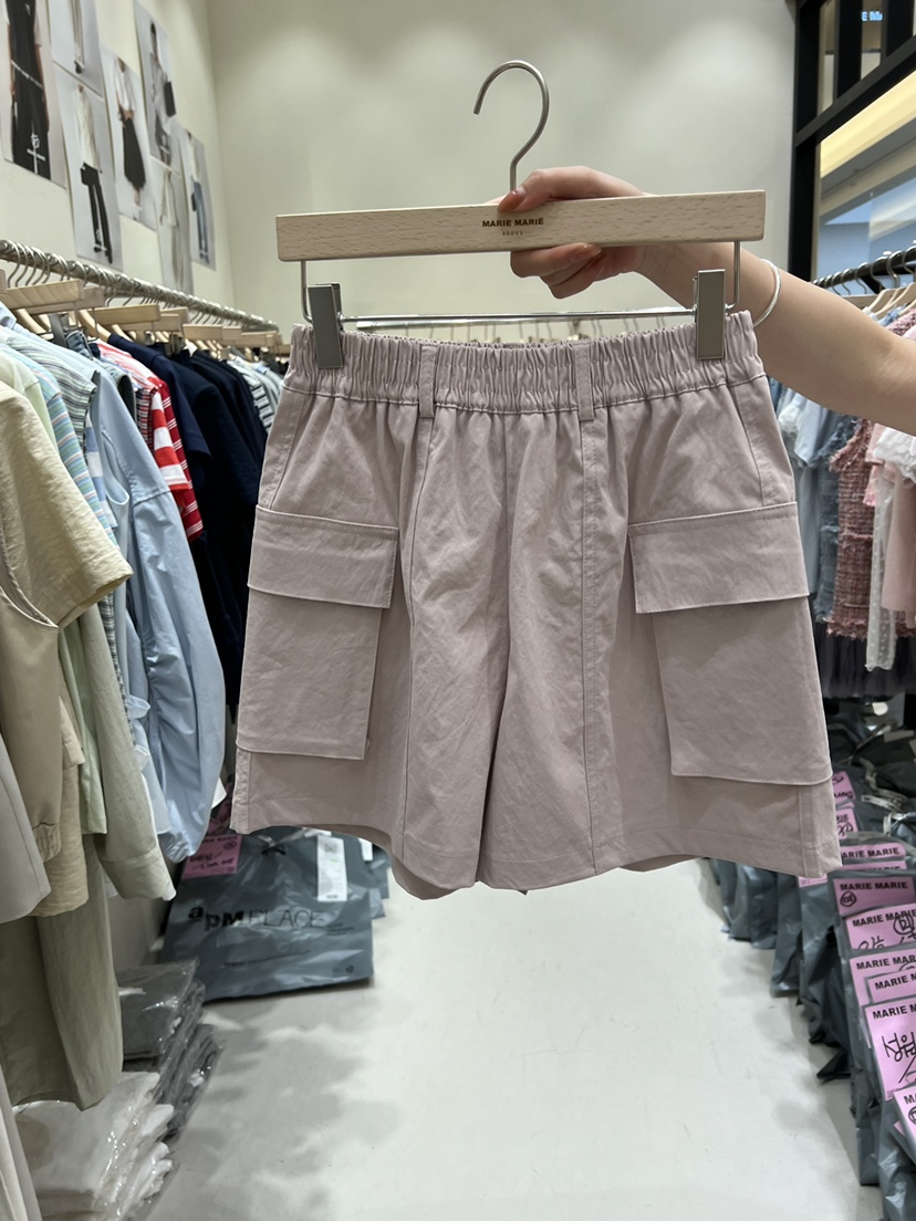 MARIE MARIE韓國東大門直郵女士新款職業時尚休閑短褲工裝MARIE MARIE短褲圖色1