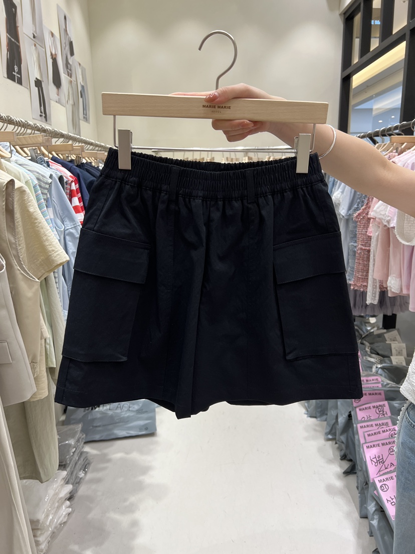 MARIE MARIE韓國東大門直郵女士新款職業時尚休閑短褲工裝MARIE MARIE短褲圖色2