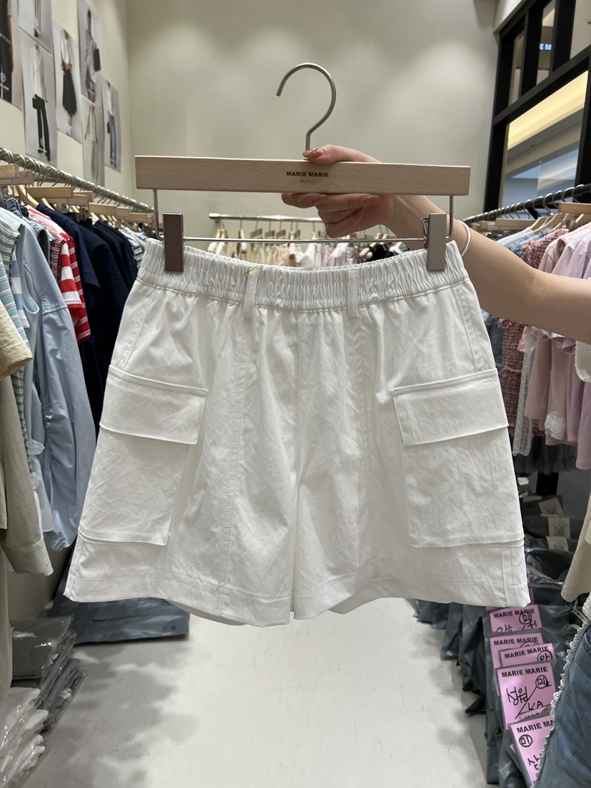 MARIE MARIE韓國東大門直郵女士新款職業時尚休閑短褲工裝MARIE MARIE短褲圖色3