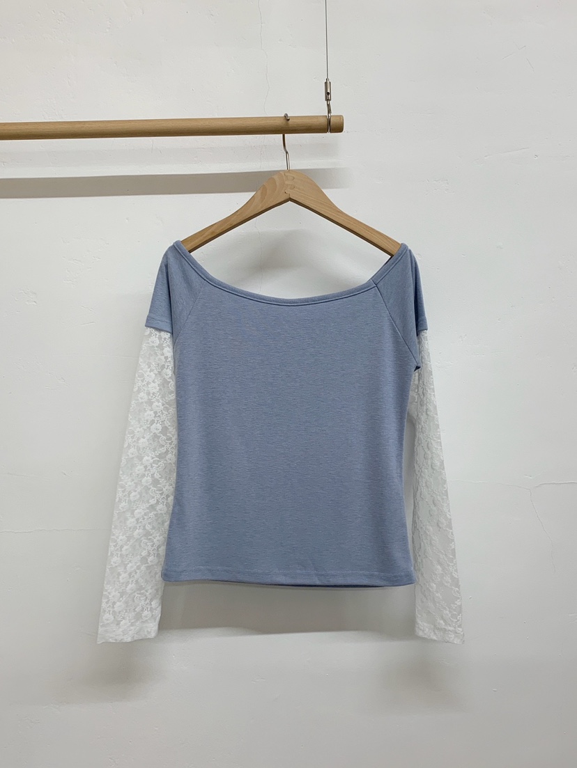 MORE THAN-P韓國東大門代購女裝新款熱賣長袖T恤假兩件MORE THAN長袖T恤