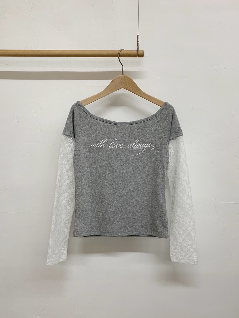 MORE THAN-P韓國東大門代購女裝新款熱賣長袖T恤假兩件MORE THAN長袖T恤圖色3