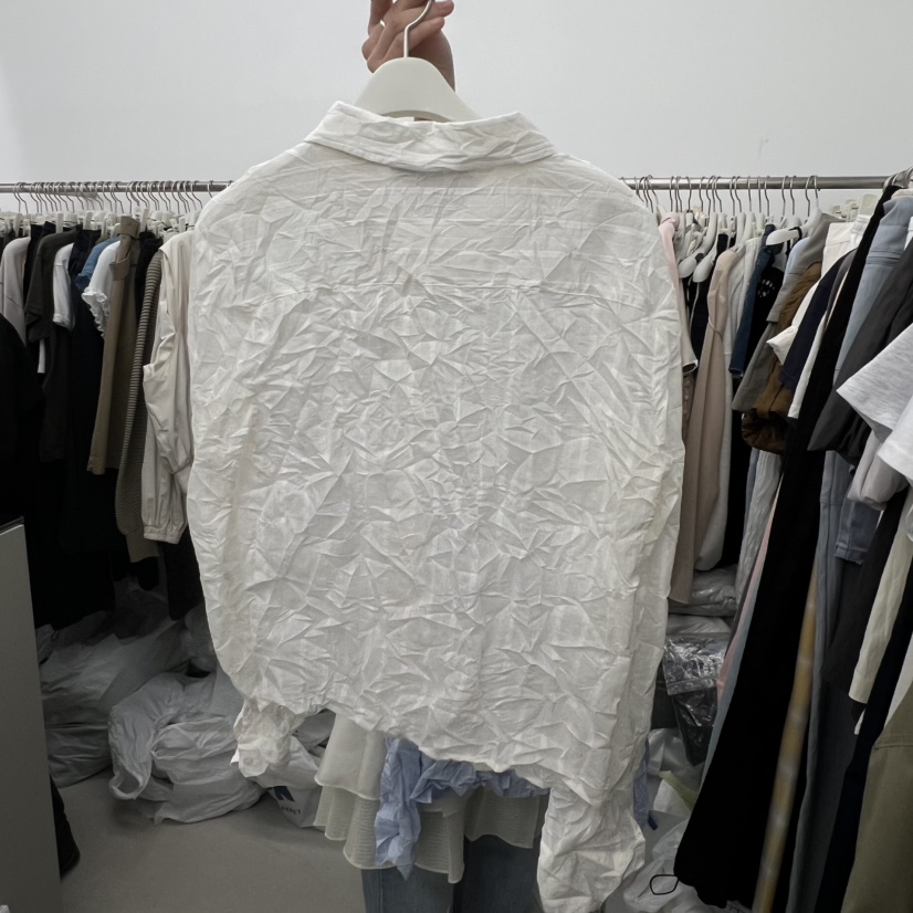 BREATHE韓國直郵女裝新品熱賣26春夏休閑職業時尚襯衫蕾絲衫BREATHE襯衫/蕾絲衫